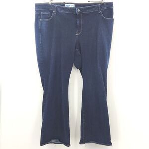 Old Navy Boot Cut Jeans Womens Plus Size 24 Blue Denim Western Rodeo Flared Boho